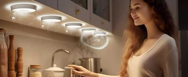 Выбор температуры света для различных зон кухни