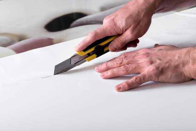 Устранение сколов и неровностей